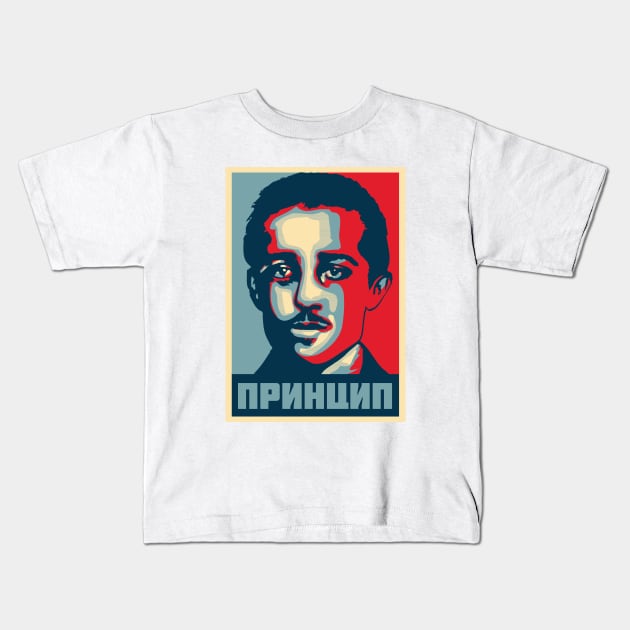 Gavrilo Princip Kids T-Shirt by dan89